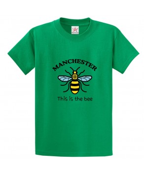 Manchester This Is The Bee Classic Nostalgic Unisex Kids and Adults T-Shirt